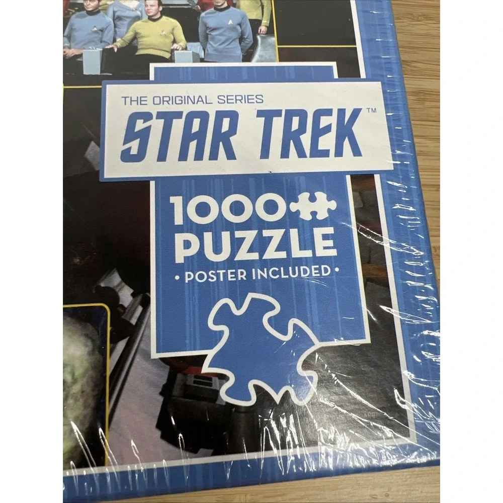 Star Trek Original Series Cobble Hill 1000 Piece Puzzle & Poster NEW Sealed 2019